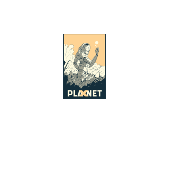 Planet X model gri pe tricou