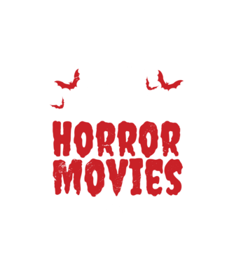 Eat Sleep Horror Movies Repeat model alb pe tricou