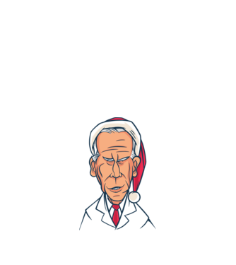 Crăciun Biden model negru pe tricou