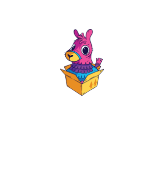 Fortnite Llama model albastru regal pe tricou