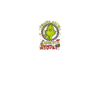 Feeling extra Grinchy today - Grinch model alb pe tricou