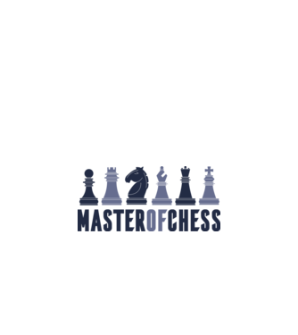 Master of Chess model alb pe tricou