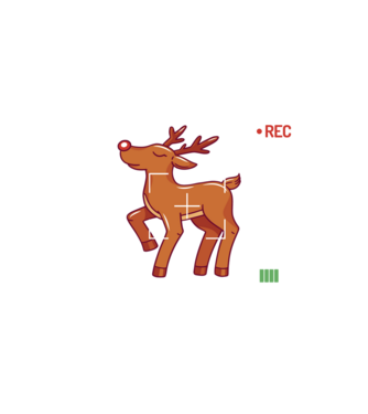 Most likely to shoot the reindeer tonight model nisipiu pe tricou