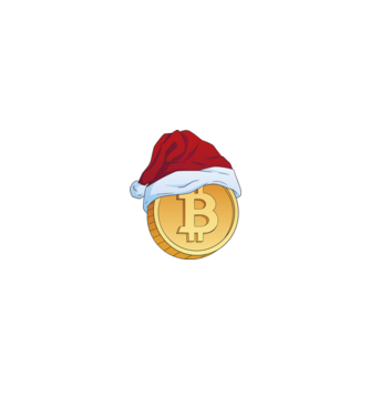 Crăciun Bitcoin model alb/roșu pe tricou