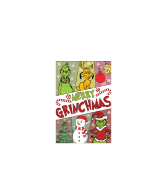 Merry Grinchmas - Grinch model negru pe tricou