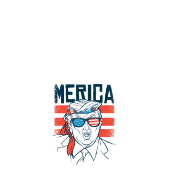 Merica Trump 2020 Usa model alb pe tricou