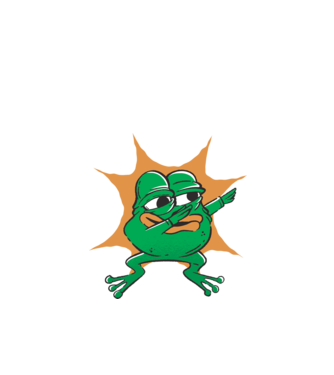 Broască DAB model verde de măr pe tricou