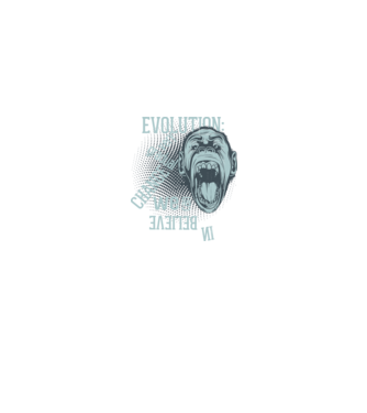 Evolution - Very gradual change model negru pe tricou