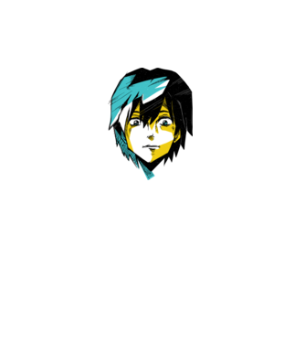 Cap Anime model alb pe tricou