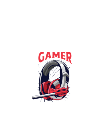 Căști Gamer model alb pe tricou