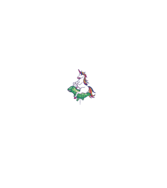 Balon cu Unicorn model gri pe tricou