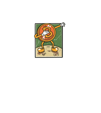 Bitcoin DAB model alb pe tricou