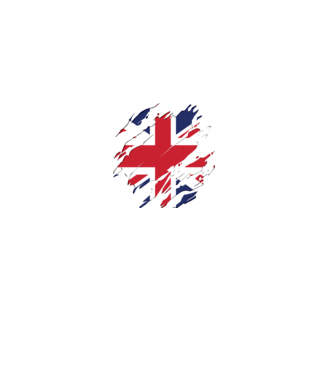 UK Steagul Regatului Unit model negru pe tricou