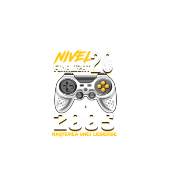 Nivel Finalizat 20 2005 model negru pe tricou