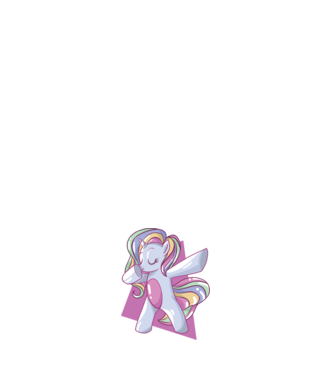 Unicorn DAB model alb pe tricou