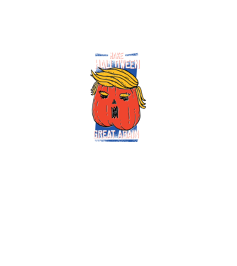 Make Halloween Great Again Trump model negru pe tricou