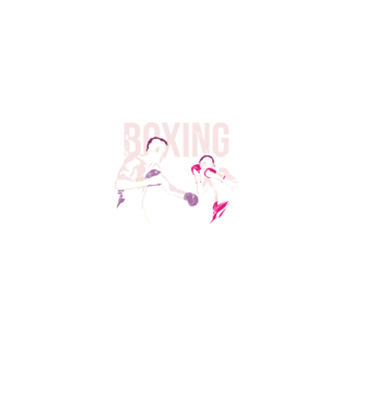 Boxing model negru pe tricou