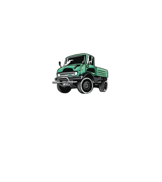 Camion model gri pe tricou