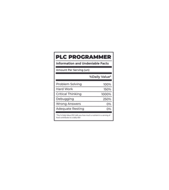 Programator PLC model verde pe tricou