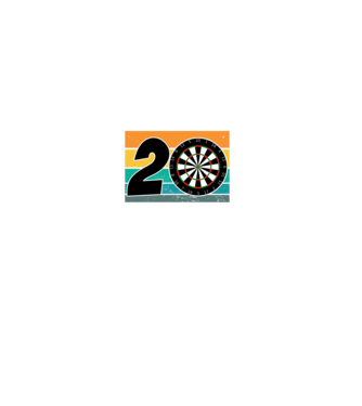 'I''m not 20 I''m double 10 darts birthday' model negru pe tricou