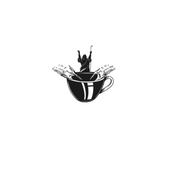 Moise cafea model alb pe tricou