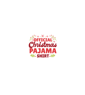 Pijama de Crăciun model alb/roșu pe tricou