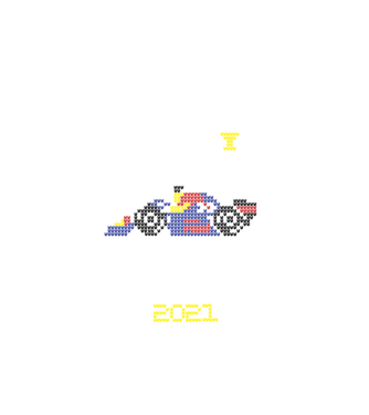 Max Verstappen campion mondial Formula 1 model alb pe tricou