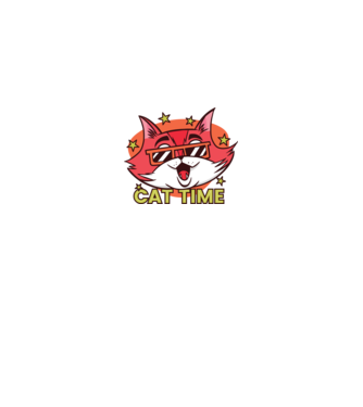Cat Time Momentul pisicii model gri pe tricou
