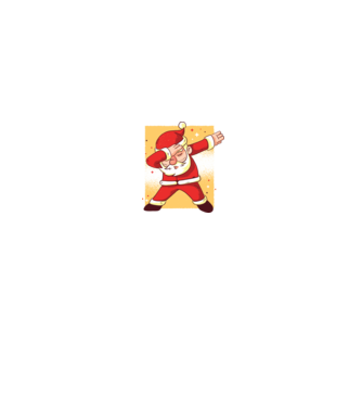 Santa DAB Moș Crăciun model alb pe tricou