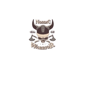 Nordic Warrior model turcoaz pe tricou