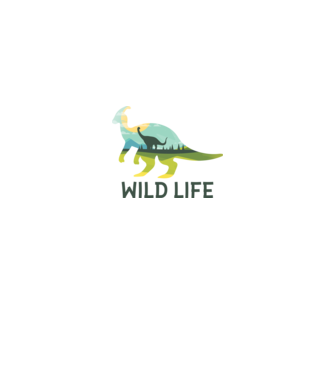 Dinosaur model negru pe tricou