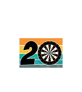 'I''m not 20 I''m double 10 darts birthday' model alb pe tricou