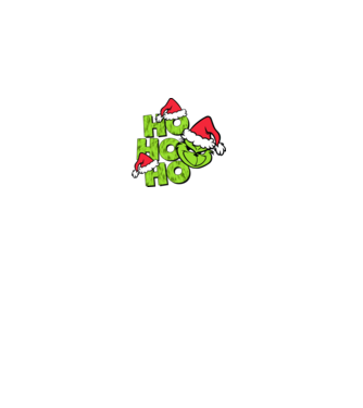 Ho Ho Ho - Grinch model negru pe tricou