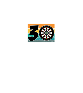 'I''m not 30 I''m double 15 darts birthday' model negru pe tricou