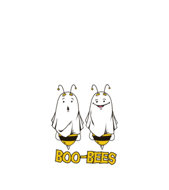Boo Bees - Albine fantomă Halloween model nisipiu pe tricou