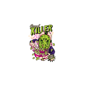 Cereal Killer model verde pe tricou