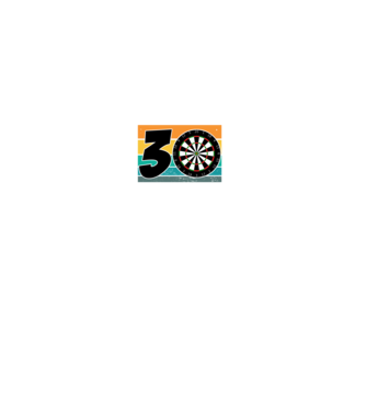 'I''m not 30 I''m double 15 darts birthday' model negru pe tricou