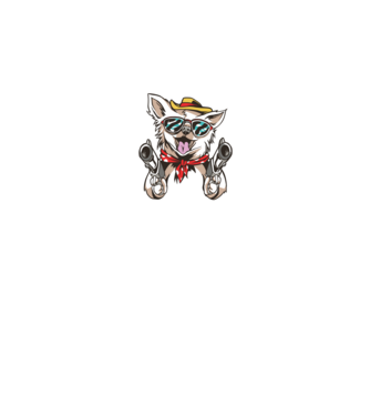 Pew Pew Pew Madafakas Chivava model negru pe tricou