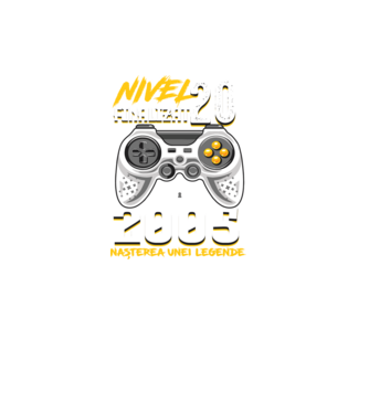Nivel Finalizat 20 2005 model negru pe tricou