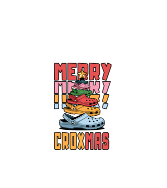 Merry Croxmas  model negru pe tricou