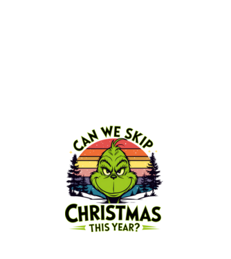 Can we skip christmas this year model alb pe tricou