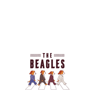 The Beagles model nisipiu pe tricou