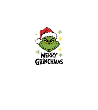 Merry Grinchmas Alb model alb pe tricou