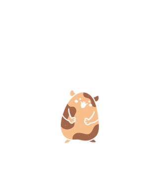Cea mai bună mamă Hamster model alb pe tricou