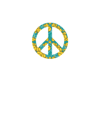 Simbol Baseball Peace model turcoaz pe tricou