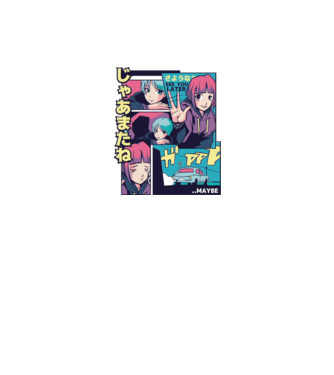 Anime Vaporwave See you Later model alb pe tricou