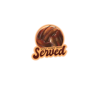 You just got served - volei model gri pe tricou