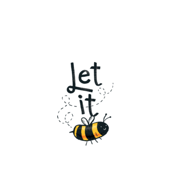 Let it bee - Apicultor model verde de măr pe tricou