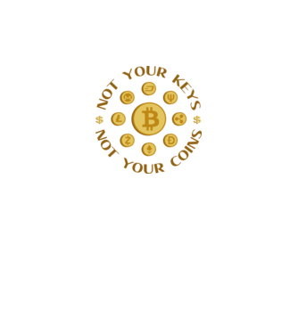Criptomonede model alb pe tricou