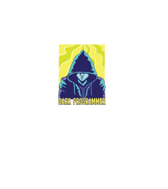 Dark Programmer model negru pe tricou